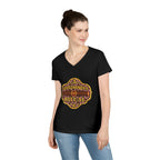 Pink Cheetah Logo V-Neck - A Gentlewoman's Ritual
