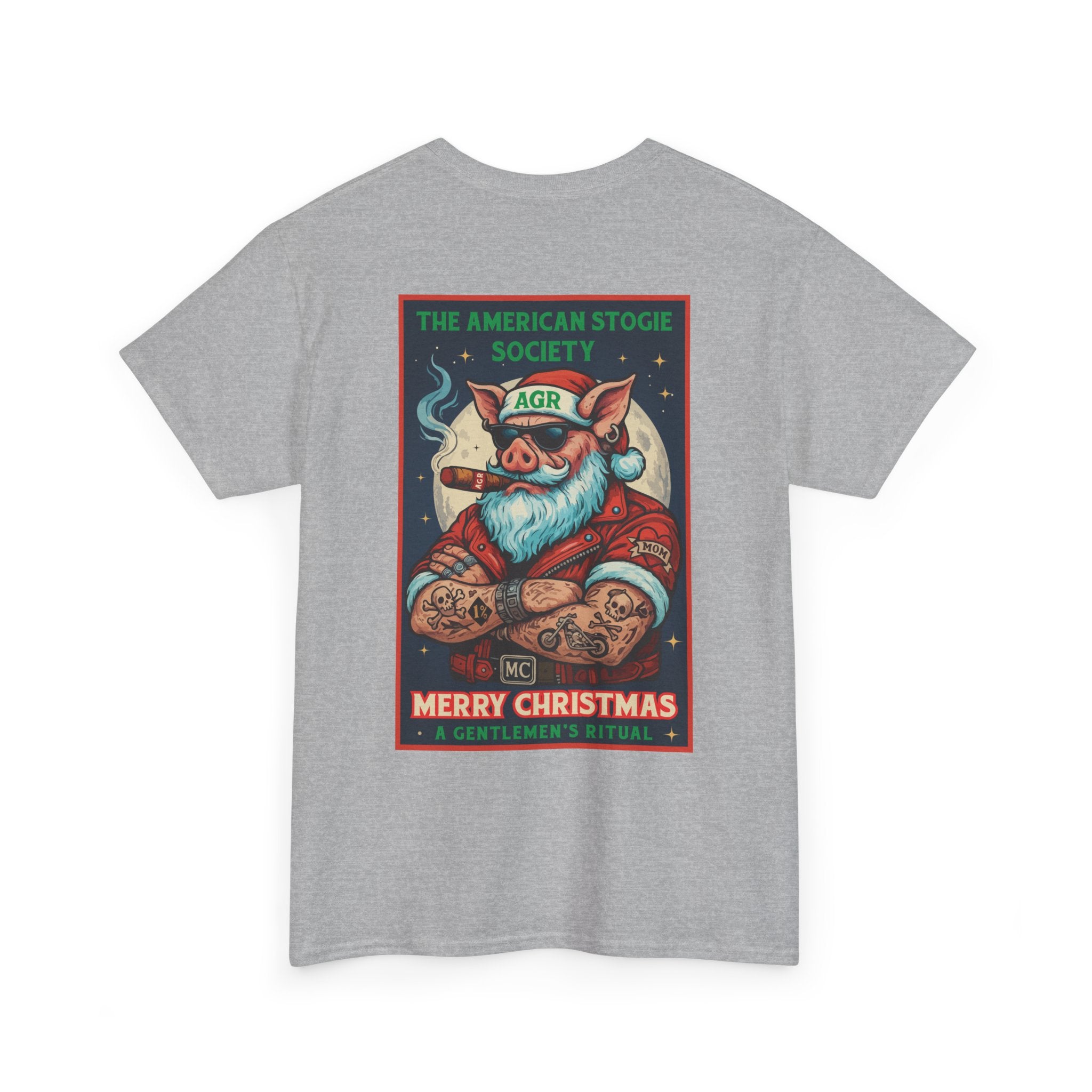 Biker Santa Tee - The American Stogie Society - A Gentlemen’s Ritual