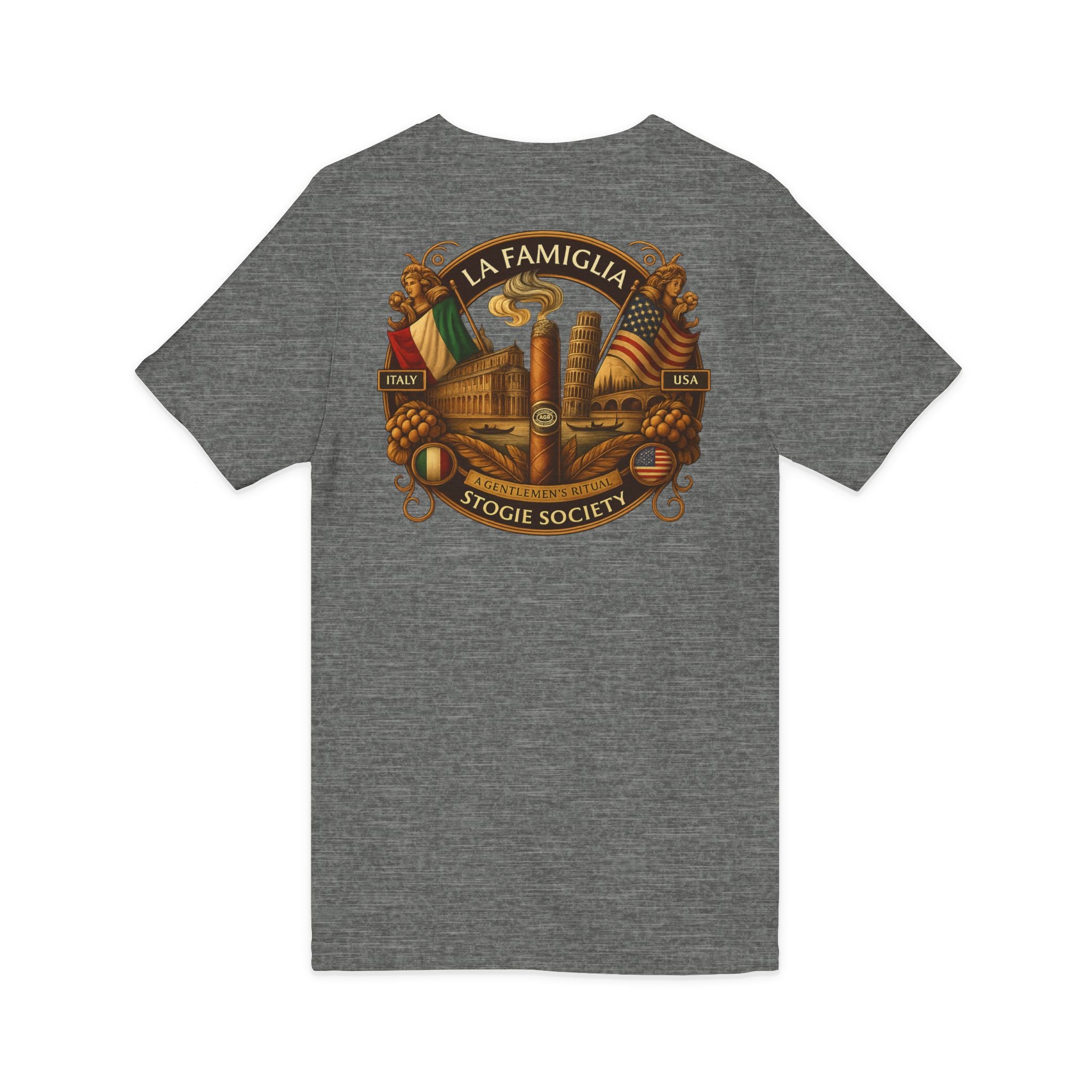 La Famiglia Italy & USA V-Neck – The American Stogie Society by A Gentlemen’s Ritual