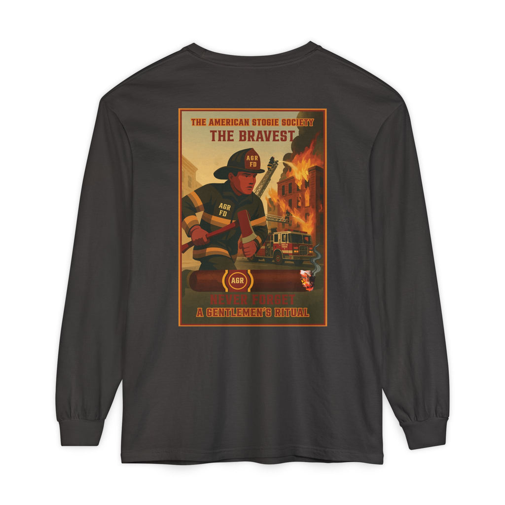 The Bravest Long Sleeve Tee – The American Stogie Society - A Gentlemen’s Ritual