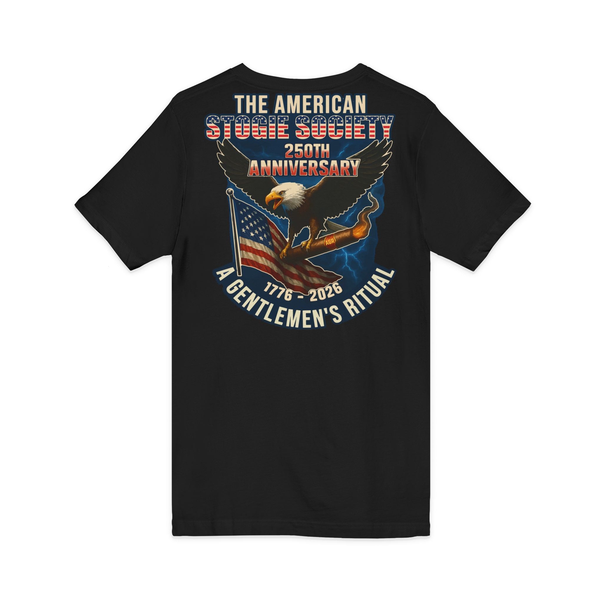 250th Anniversary Eagle V-Neck Tee – The American Stogie Society - by A Gentlemen’s Ritual