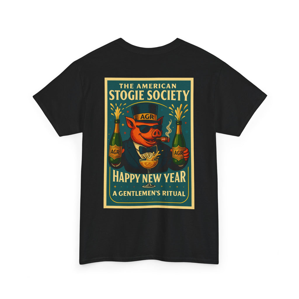 The Happy New Year Celebration Tee - The American Stogie Society - A Gentlemen’s Ritual