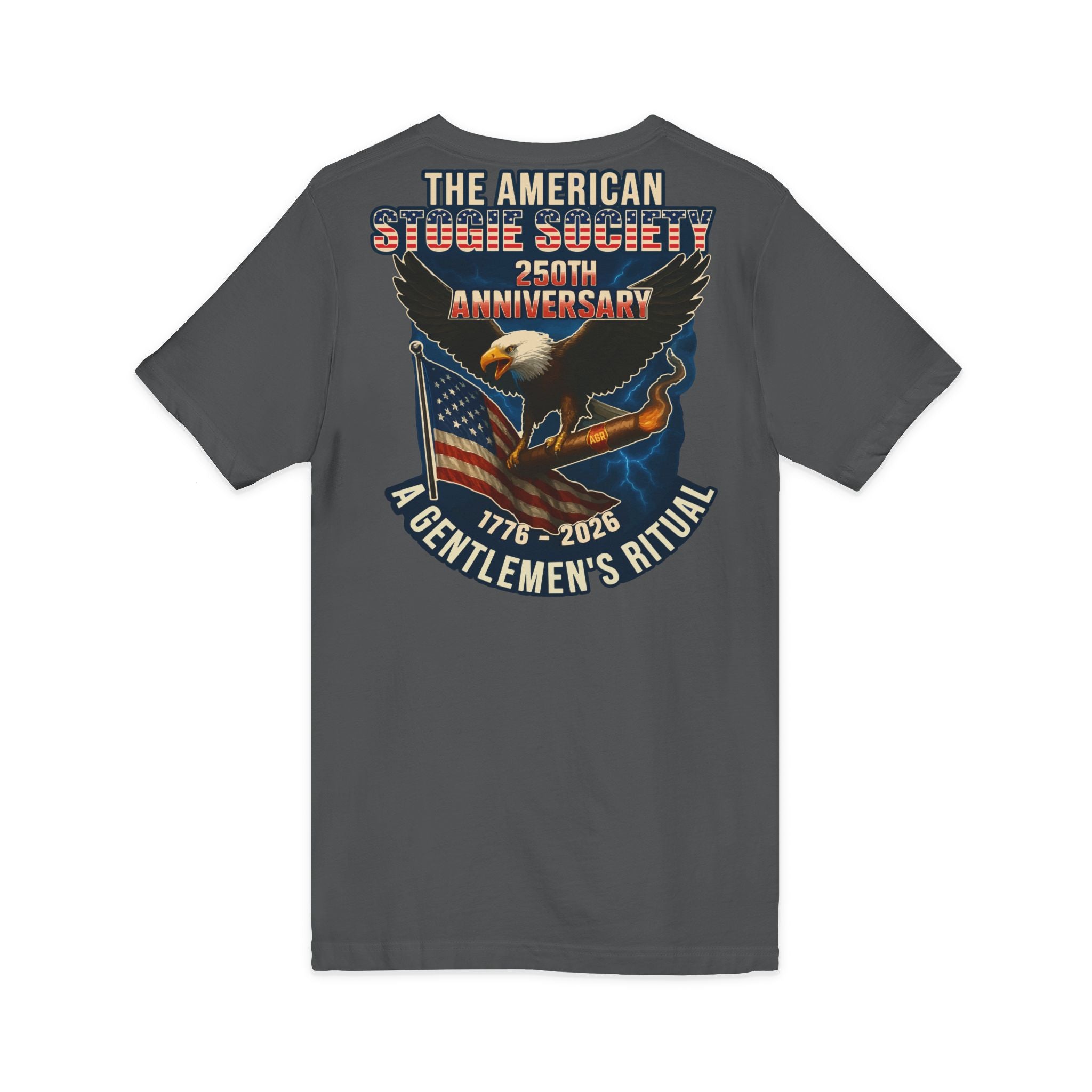 250th Anniversary Eagle V-Neck Tee – The American Stogie Society - by A Gentlemen’s Ritual