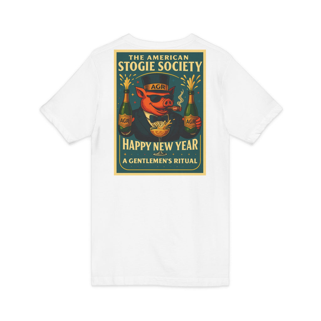 The Happy New Year Celebration V-Neck - The American Stogie Society - A Gentlemen’s Ritual