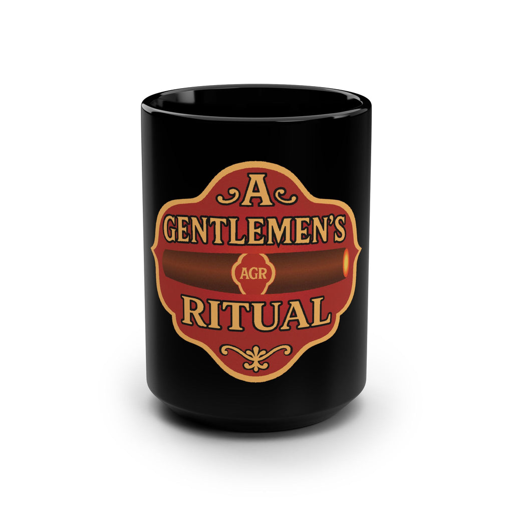 A Gentlemen's Ritual 15oz Black Coffee Mug