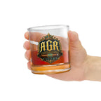 AGR Cigar Logo Rocks Glass – Whiskey & Cocktail Glass by A Gentlemen’s Ritual | Premium Barware
