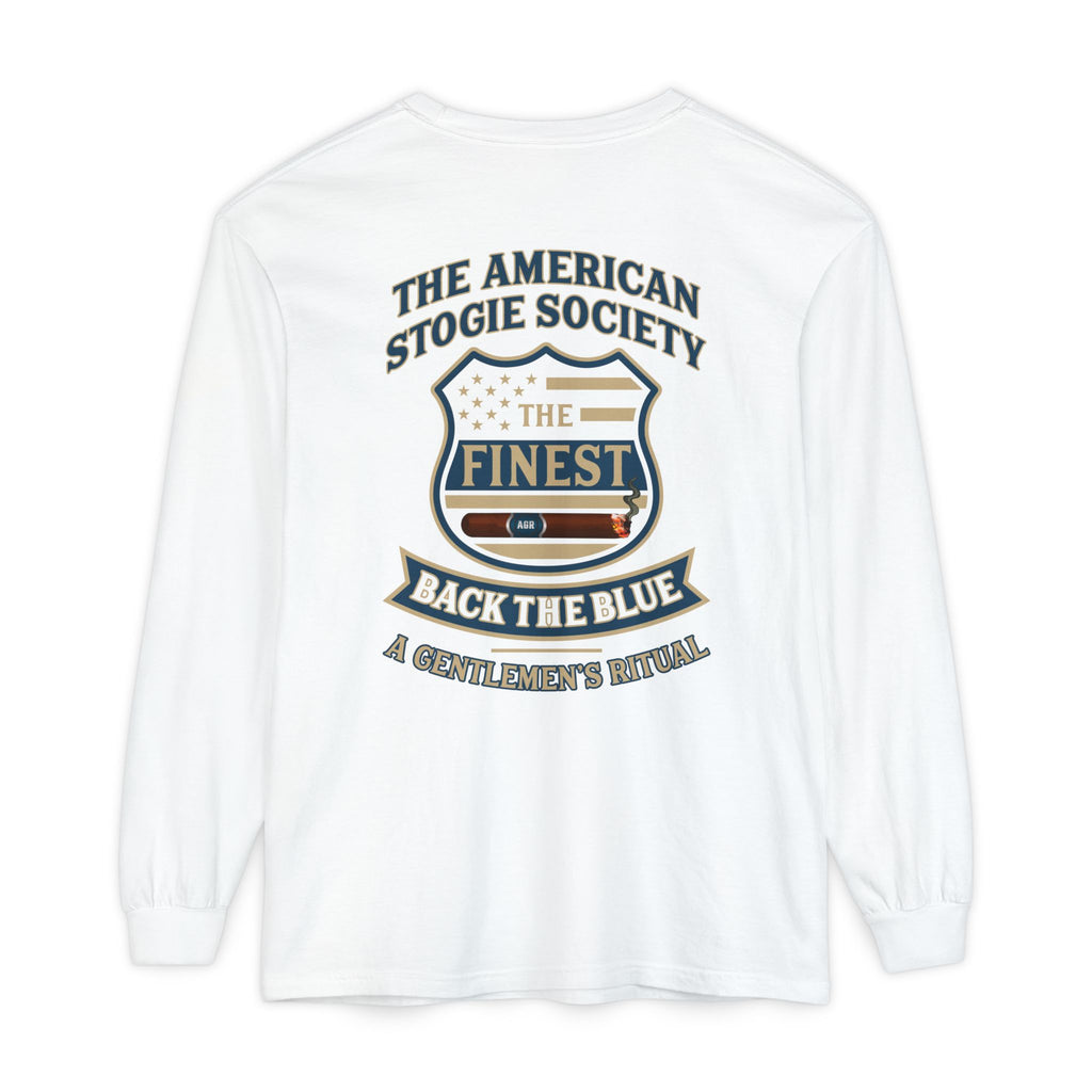 Back The Blue Long Sleeve Tee – The American Stogie Society - A Gentlemen’s Ritual
