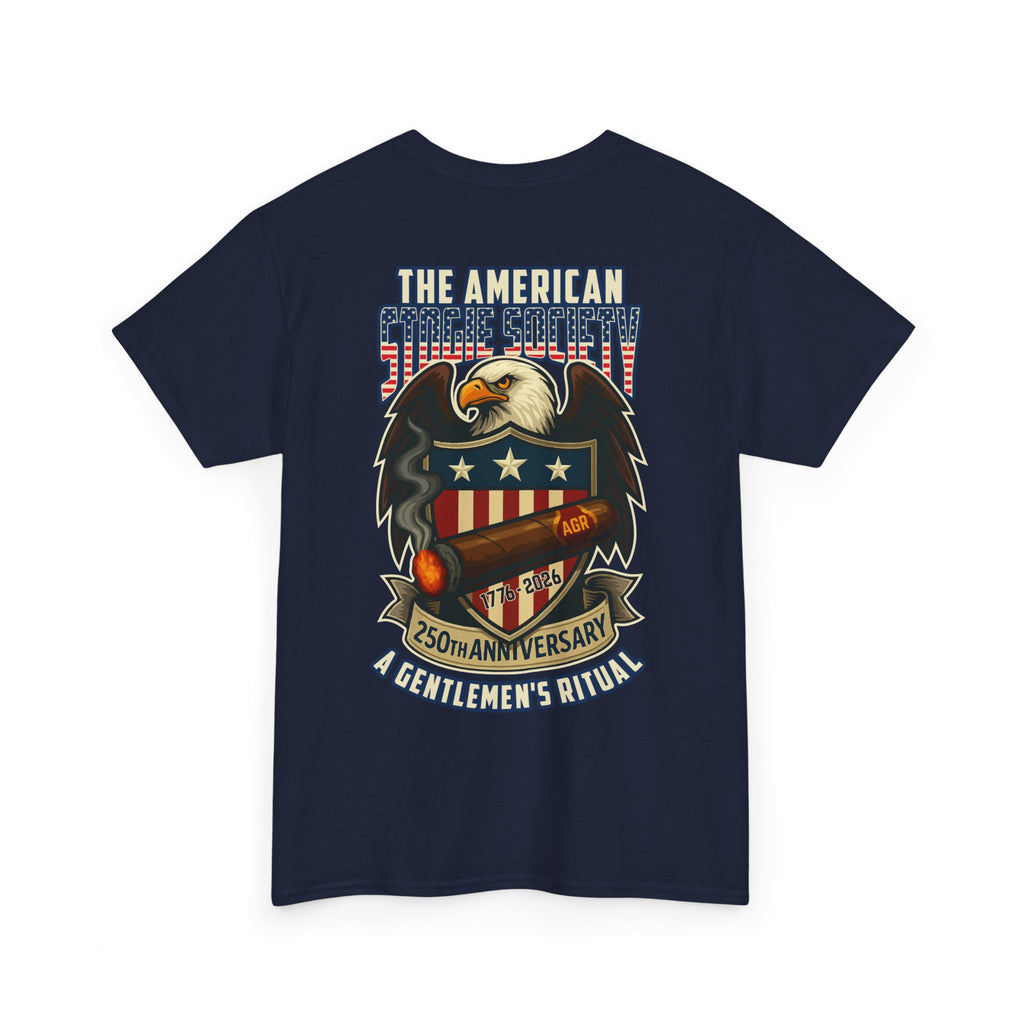 250th Anniversary Shield - Crew Neck Tee – The American Stogie Society by A Gentlemen’s Ritual