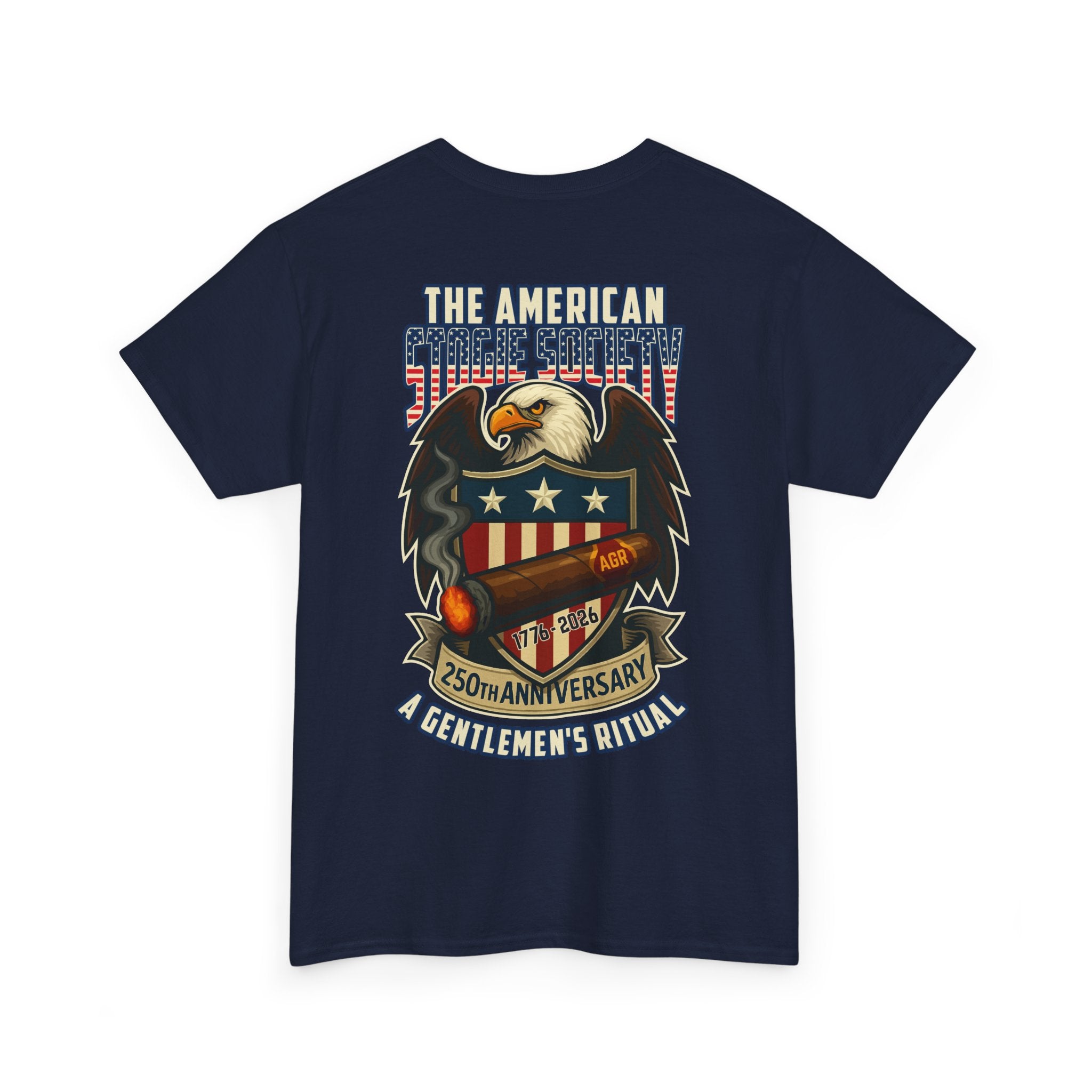 250th Anniversary Shield - Crew Neck Tee – The American Stogie Society by A Gentlemen’s Ritual