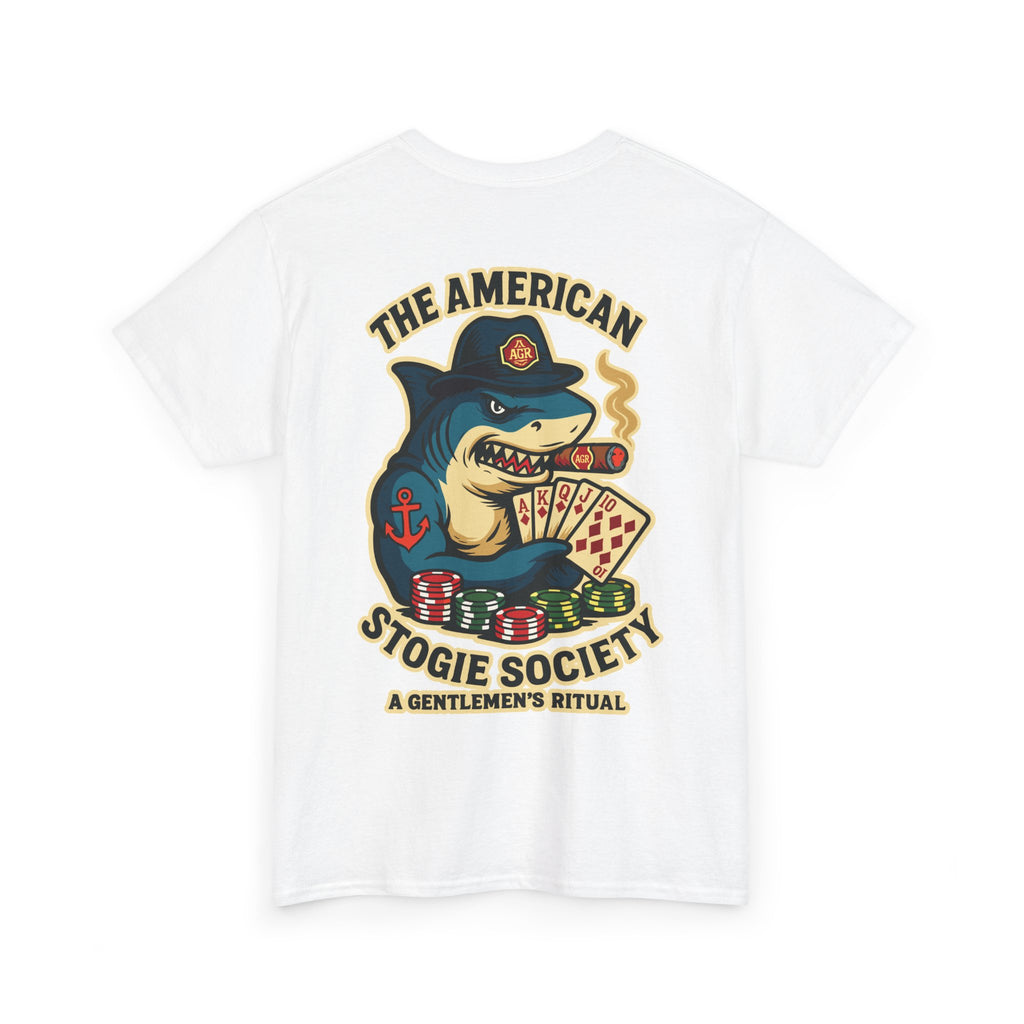 Card Shark Tee - Crew Neck- The American Stogie Society - A Gentlemen’s Ritual