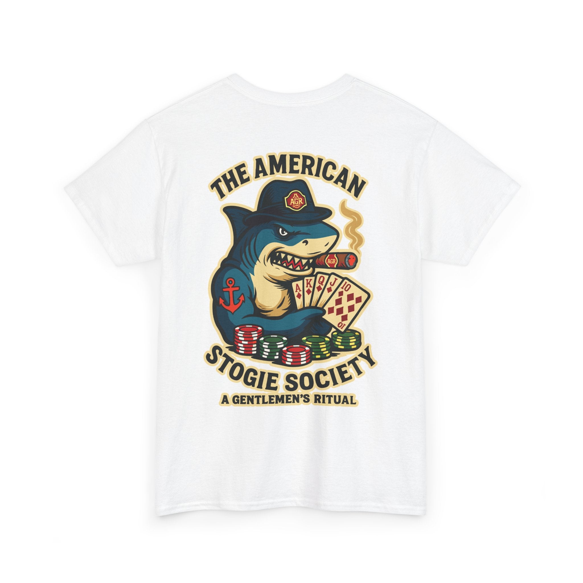 Card Shark Tee - Crew Neck- The American Stogie Society - A Gentlemen’s Ritual