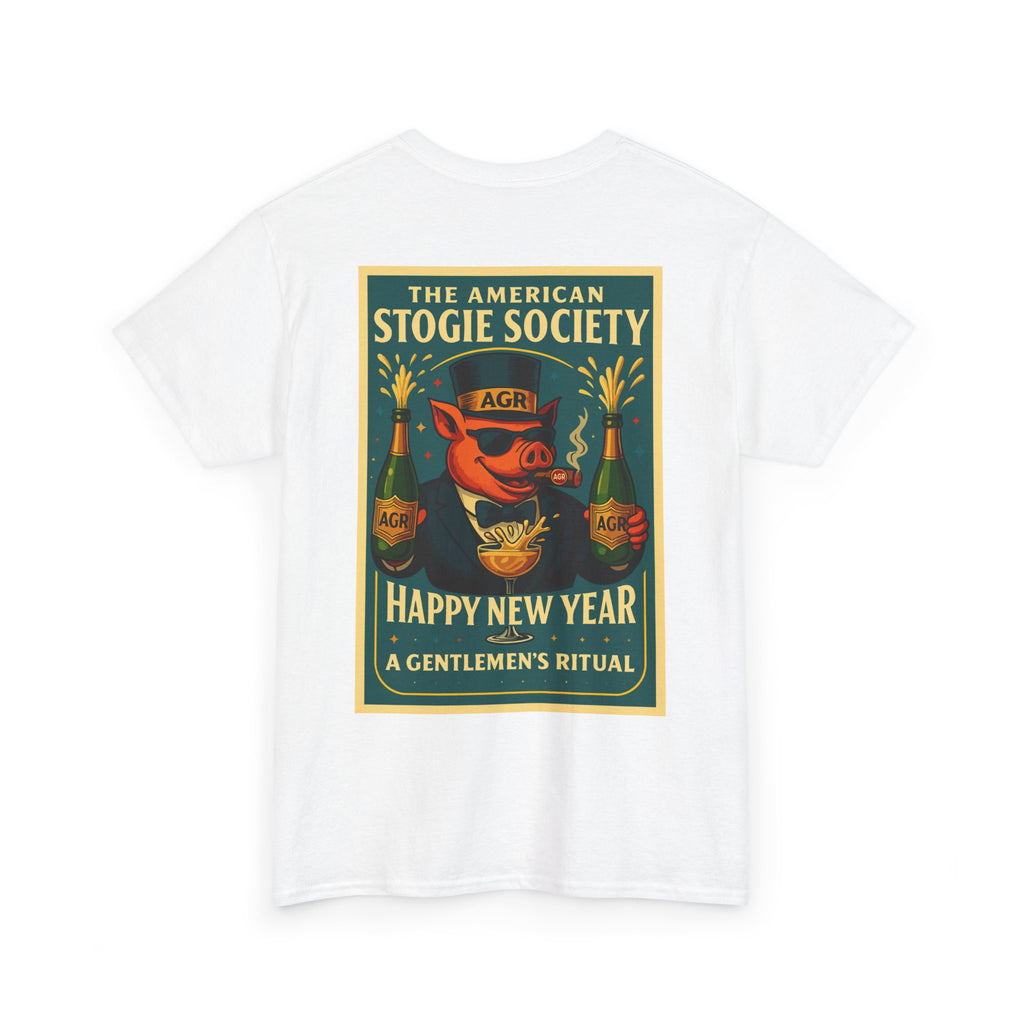 The Happy New Year Celebration Tee - The American Stogie Society - A Gentlemen’s Ritual