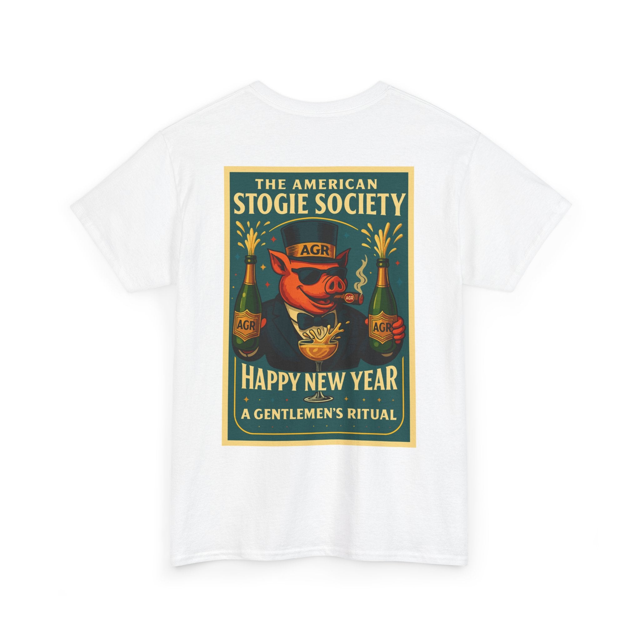 The Happy New Year Celebration Tee - The American Stogie Society - A Gentlemen’s Ritual