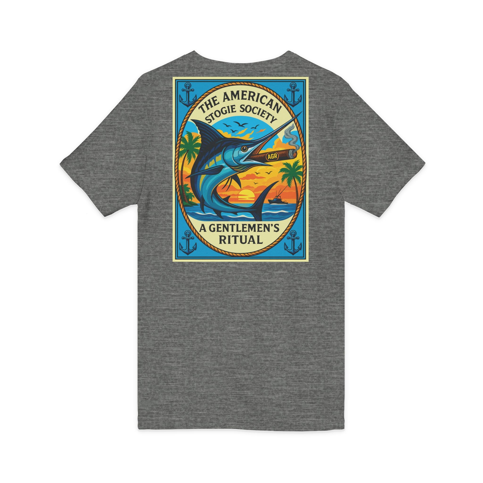 The Marlin - V-Neck - The American Stogie Society - A Gentlemen’s Ritual