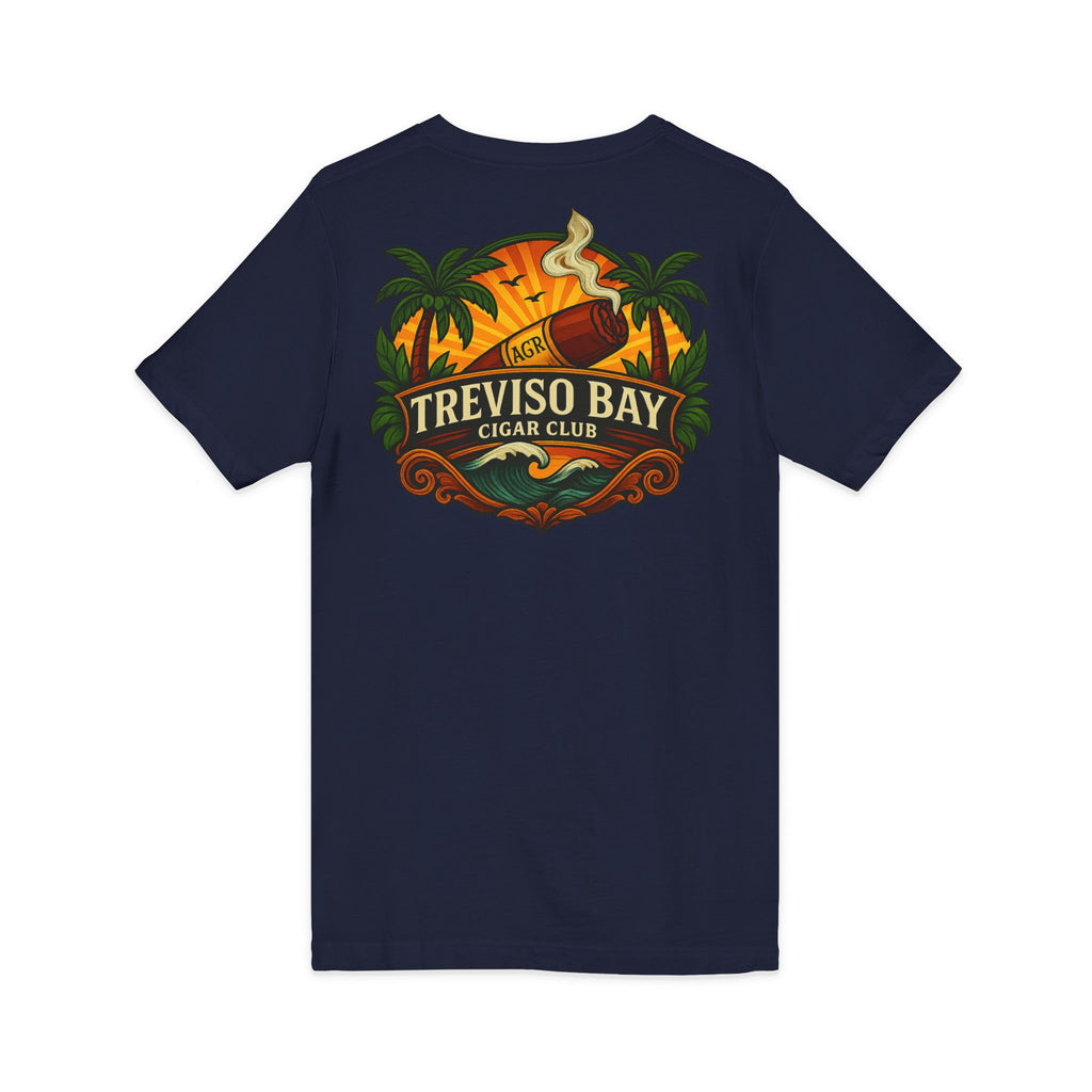 Treviso Bay Cigar Club- V-Neck – The American Stogie Society by A Gentlemen’s Ritual