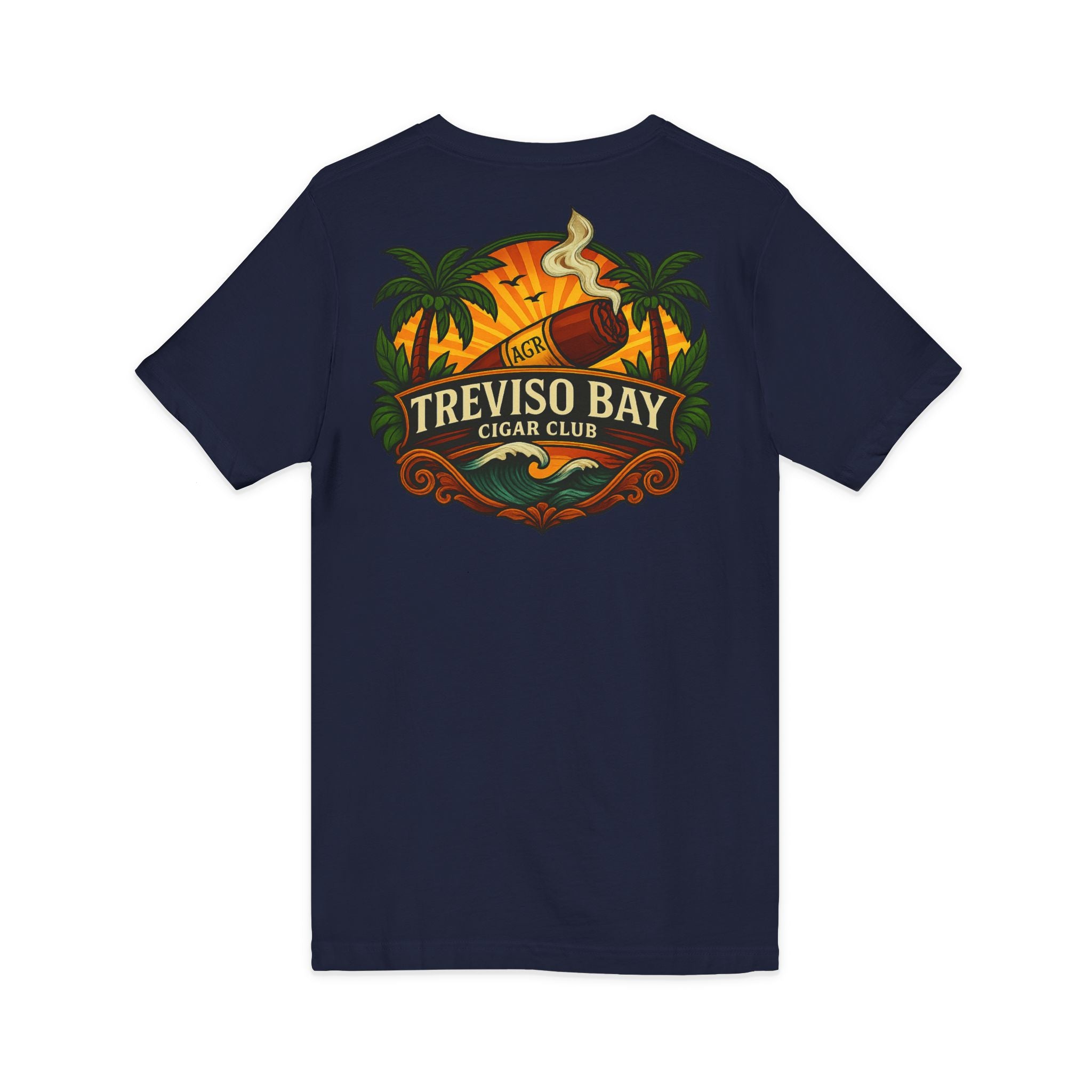 Treviso Bay Cigar Club- V-Neck – The American Stogie Society by A Gentlemen’s Ritual