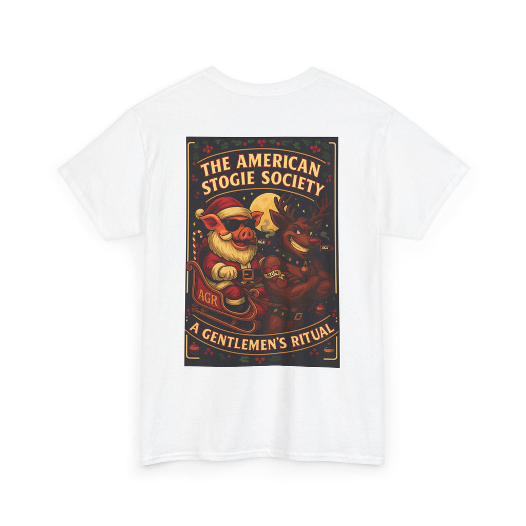 Santa & Rudolph Tee – The American Stogie Society by A Gentlemen’s Ritual