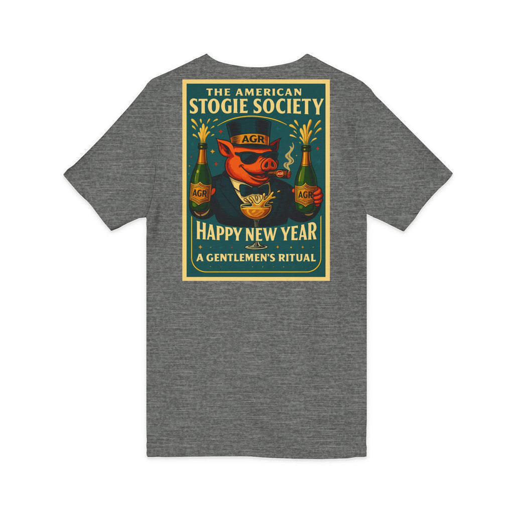 The Happy New Year Celebration V-Neck - The American Stogie Society - A Gentlemen’s Ritual