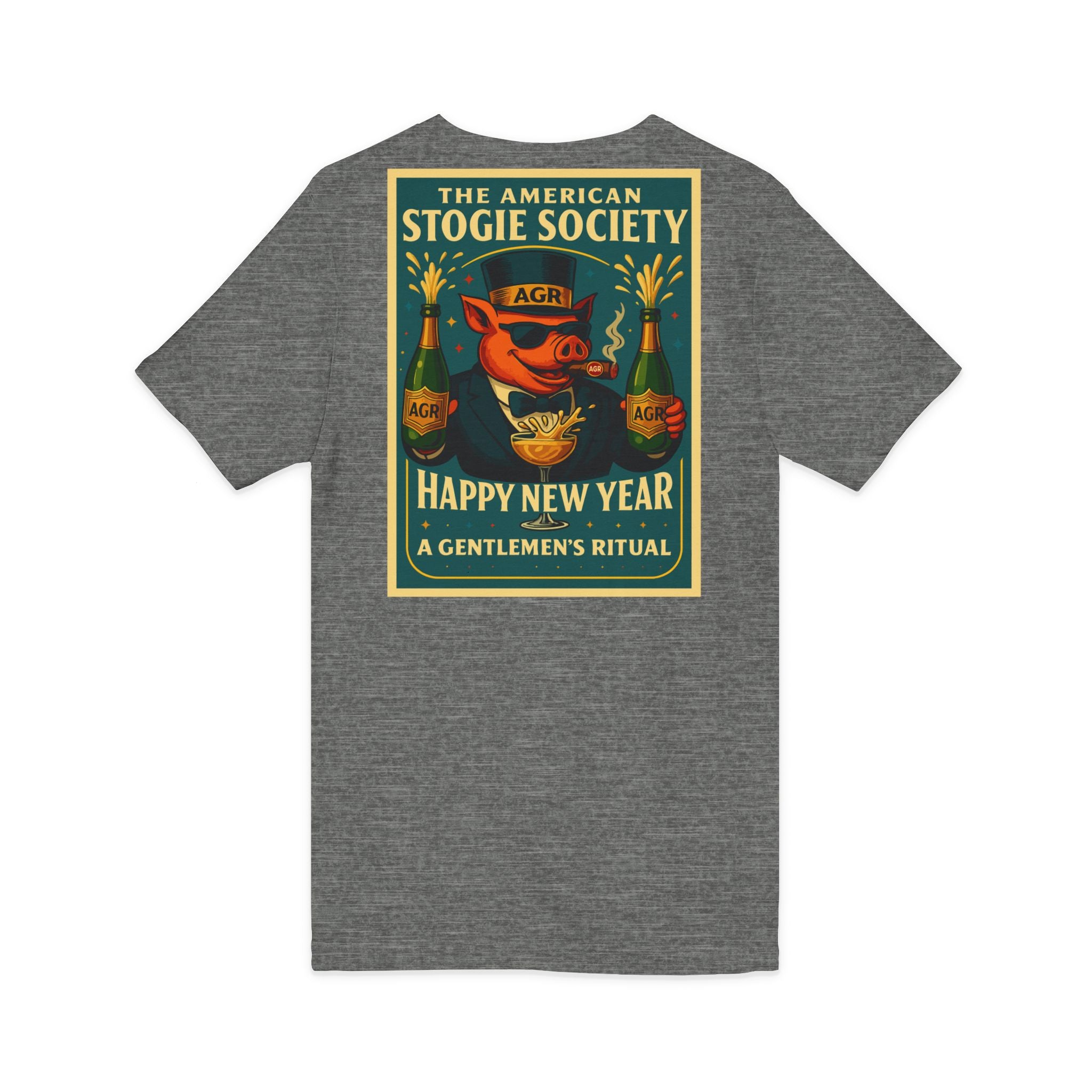 The Happy New Year Celebration V-Neck - The American Stogie Society - A Gentlemen’s Ritual