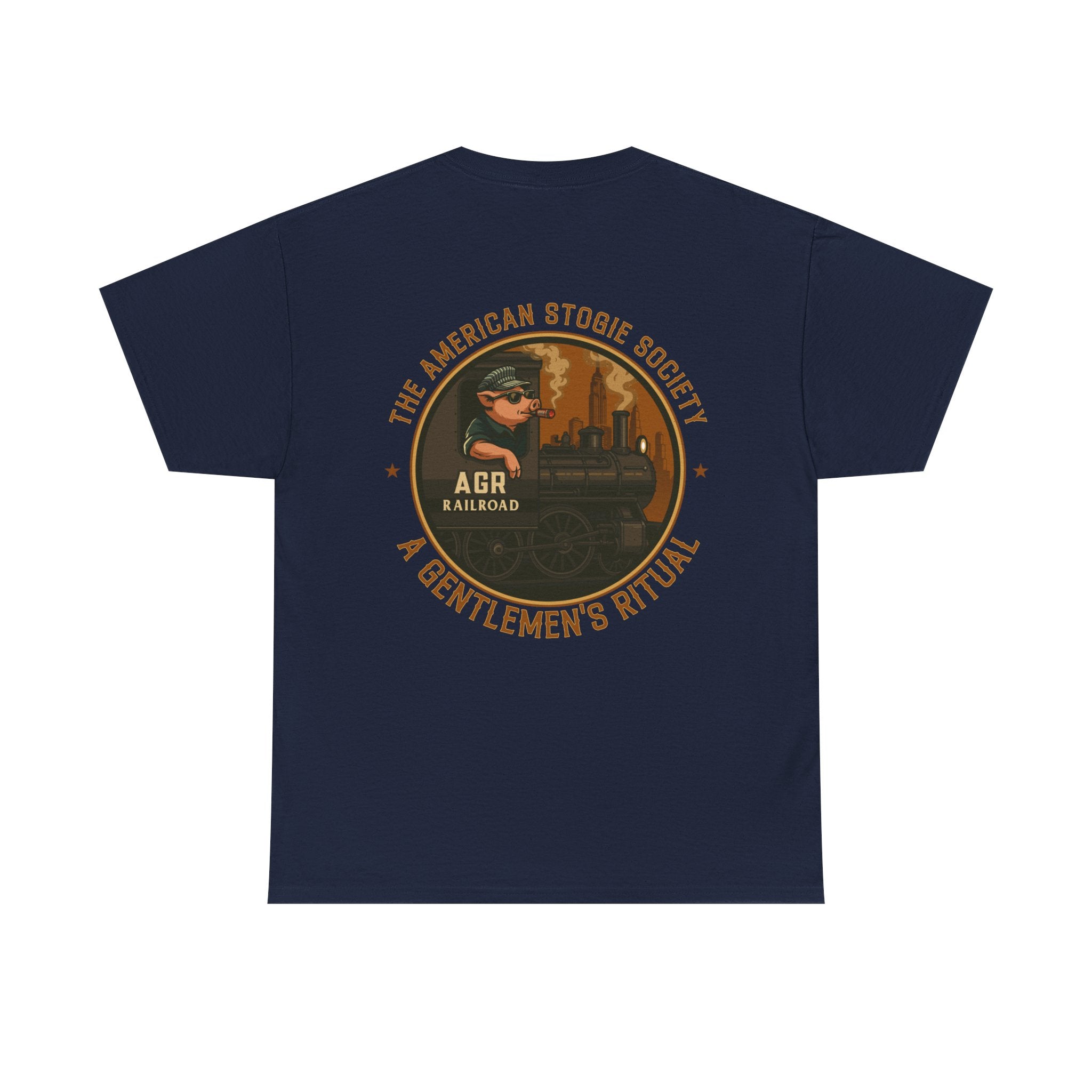 Railroad Edition- Crew Neck Tee – The American Stogie Society by A Gentlemen’s Ritual